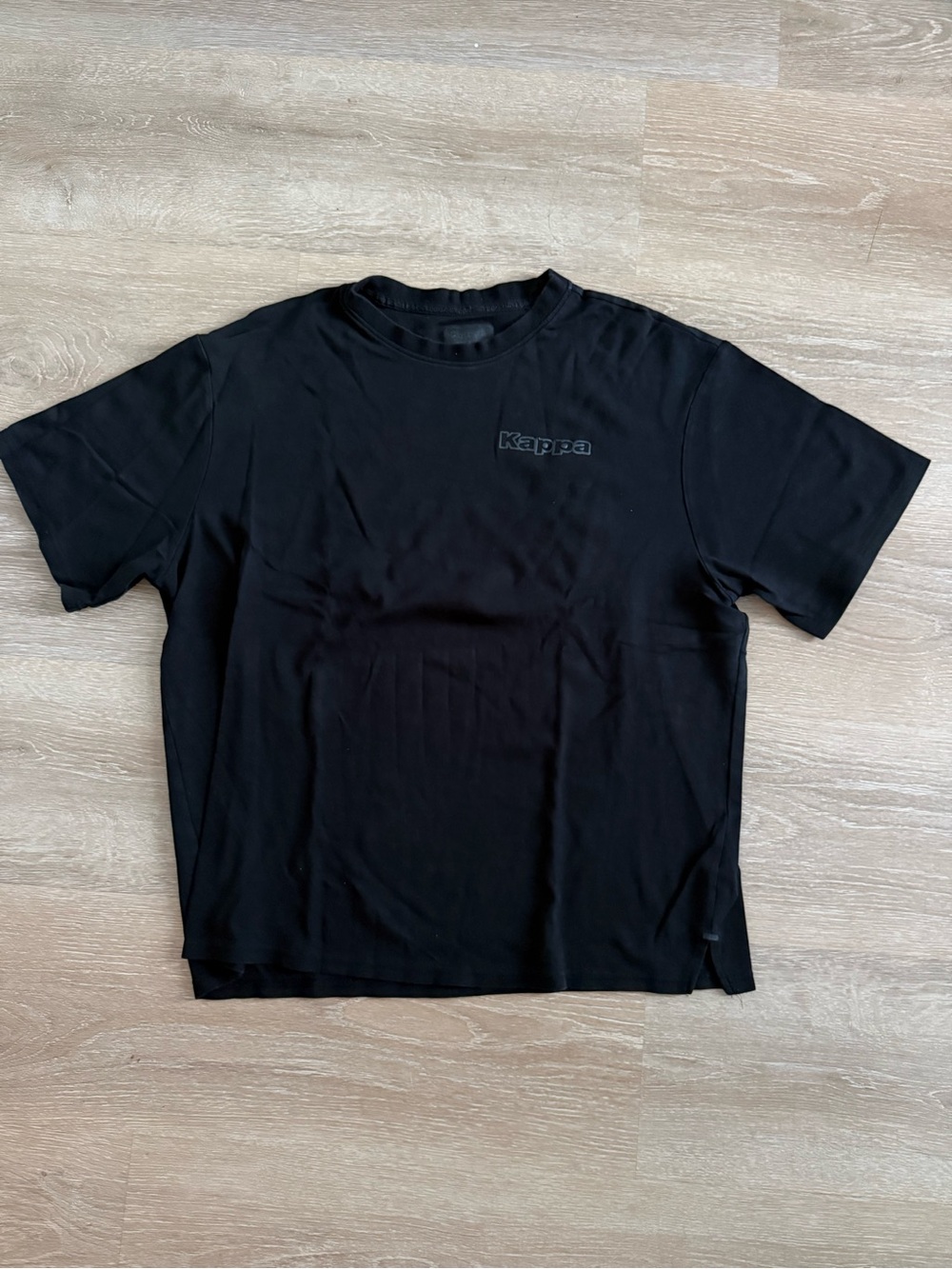 Kappa Black Short Sleeve Logo Tee